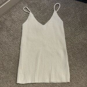 White knit cami